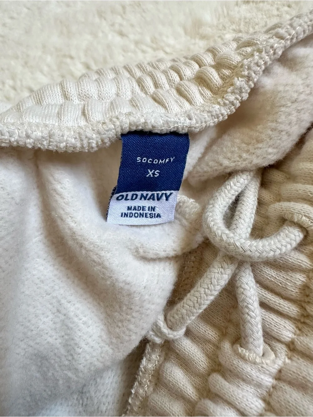 Old Navy Women’s 2Pack Highwaisted SoComfy Wide Leg Swearpants - Gray & Cream XS - Picture 6 of 15
